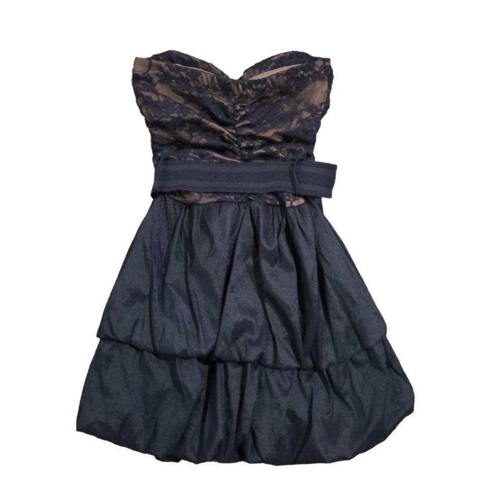 Bloom Party dress strapless black size small women's dress - Picture 2 of 7